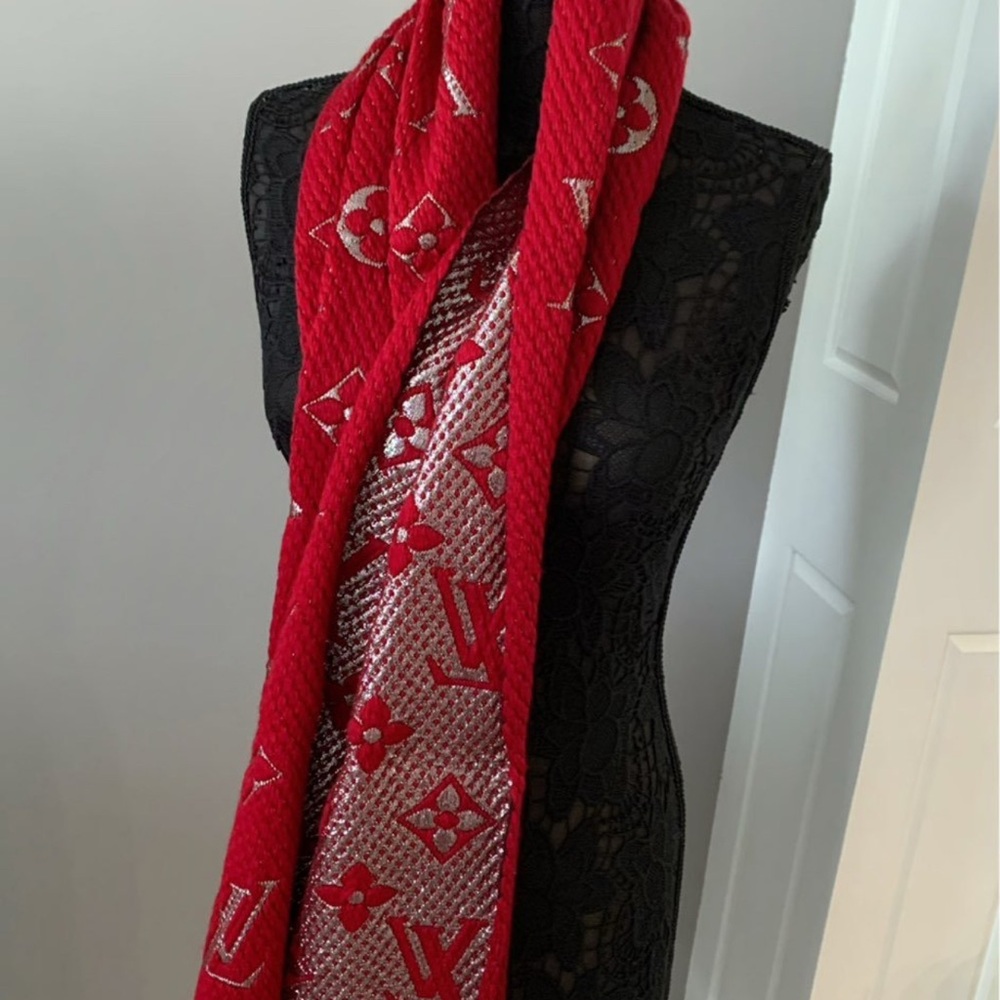 Red Designer Scarf